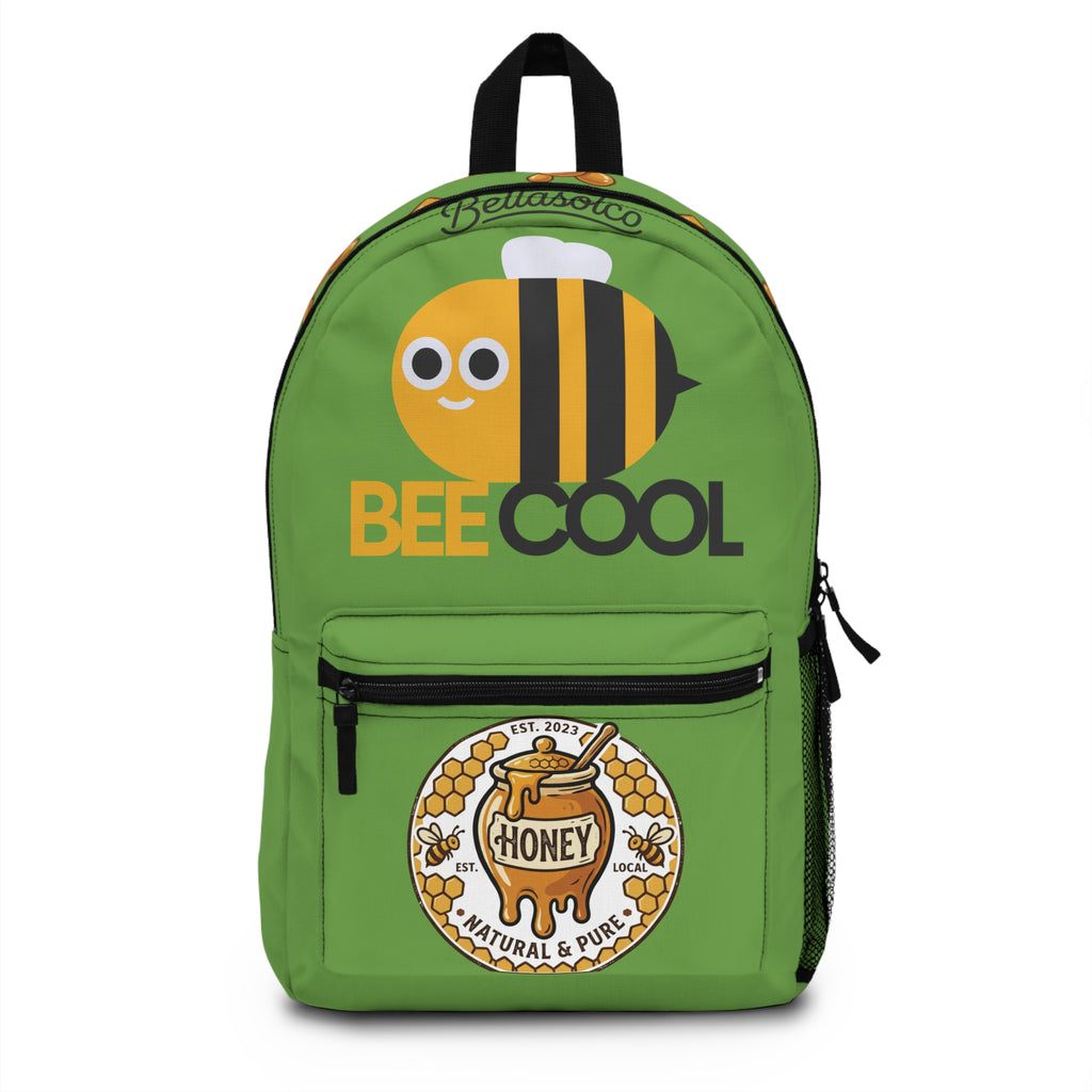 Bee Cool bee Backpack | Cute Bee Backpack | Honey Design Bag | Kids School Backpack |  Aesthetic Travel Bag
